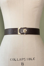 Pierre Cardin Logo Buckle Belt