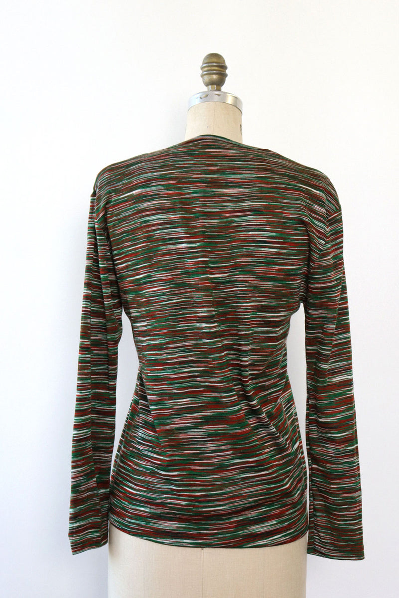 Space Dye Long Sleeve Knit L