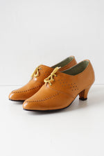 Pumpkin Heeled Oxfords 6