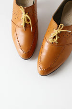 Pumpkin Heeled Oxfords 6