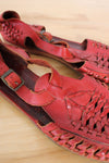 Brick Red Leather Huaraches 8.5-9