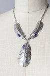 Silver Featherstone Necklace