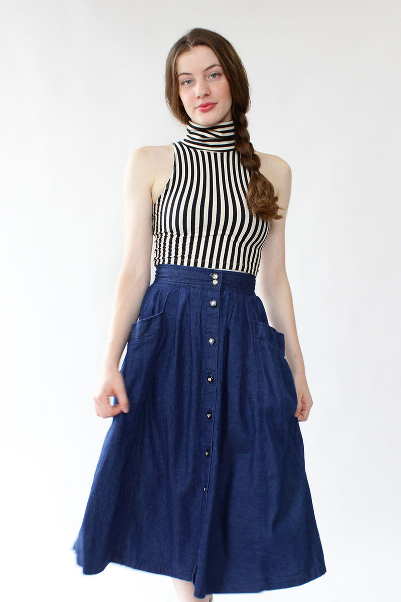 Go West Denim Skirt XS/S