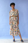 Turista Floral Print Flare Dress M/L