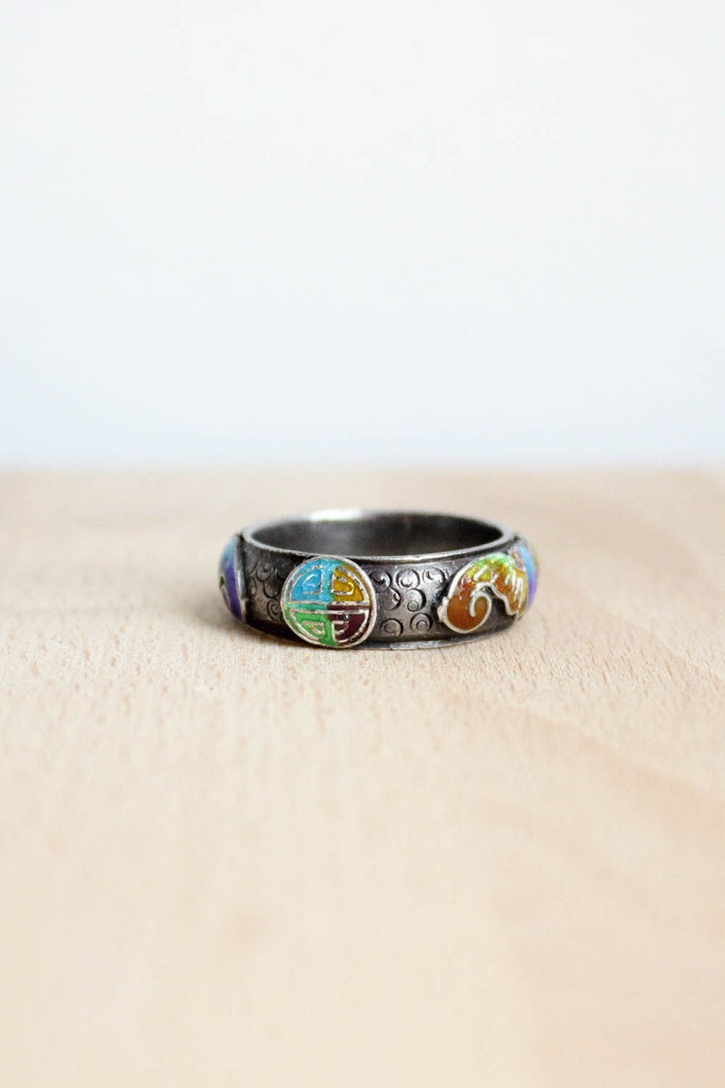 Symbolic Enamel Ring