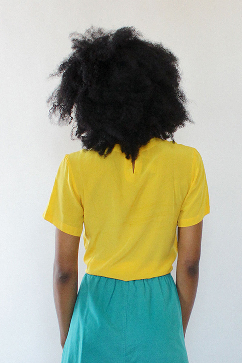 Sunflower Silk Tee S