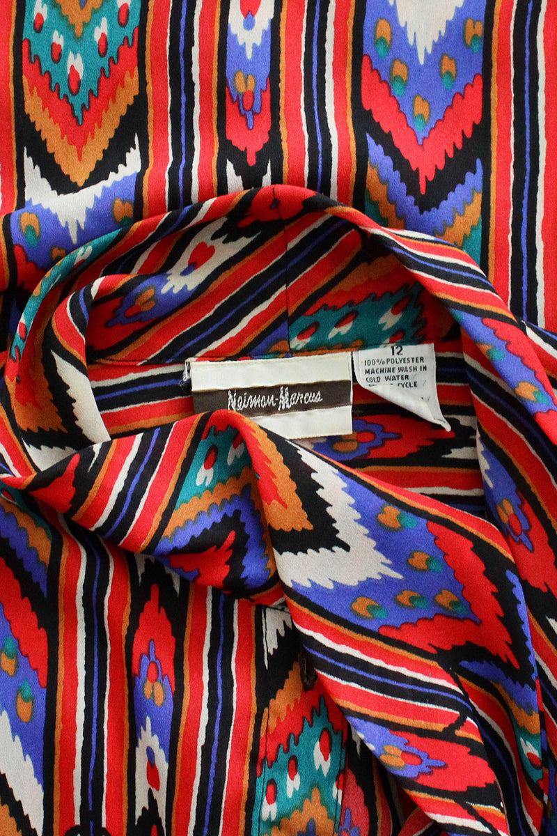 Chevron Secretary Blouse M