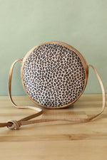 Pinky Leopard Circle Bag
