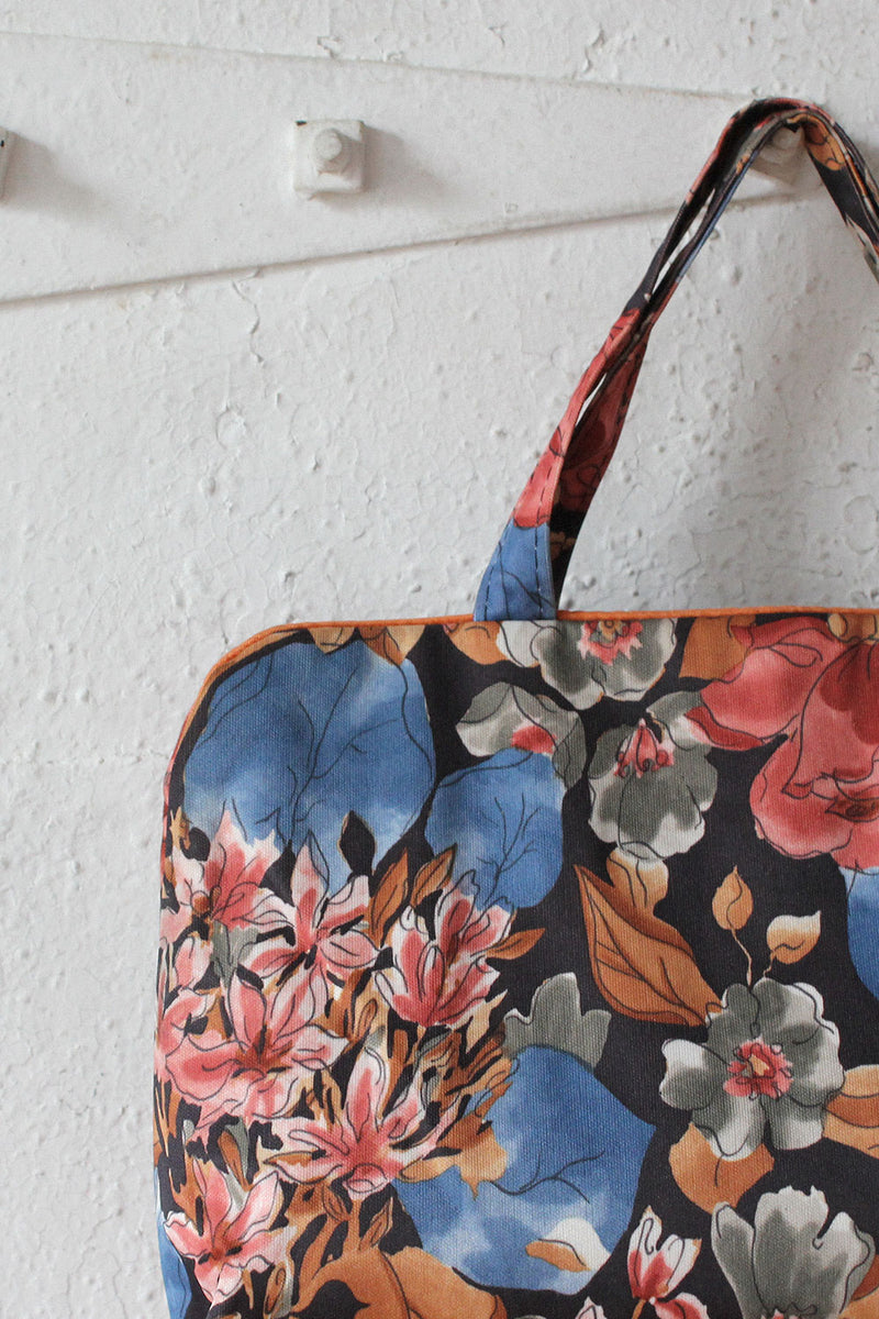Painterly Floral Cosmetic Pouch