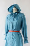 Sky Blue Flyaway Trench