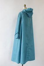 Sky Blue Flyaway Trench