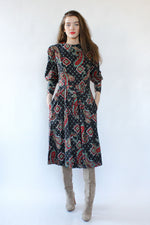 Lanz Paisley Puff Dress M