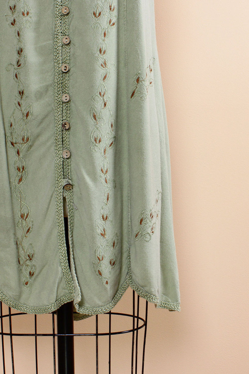Moss Boho Dress L