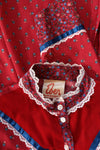 Eber Scarlet Calico Prairie Dress XS/S