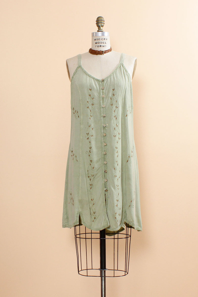 Moss Boho Dress L