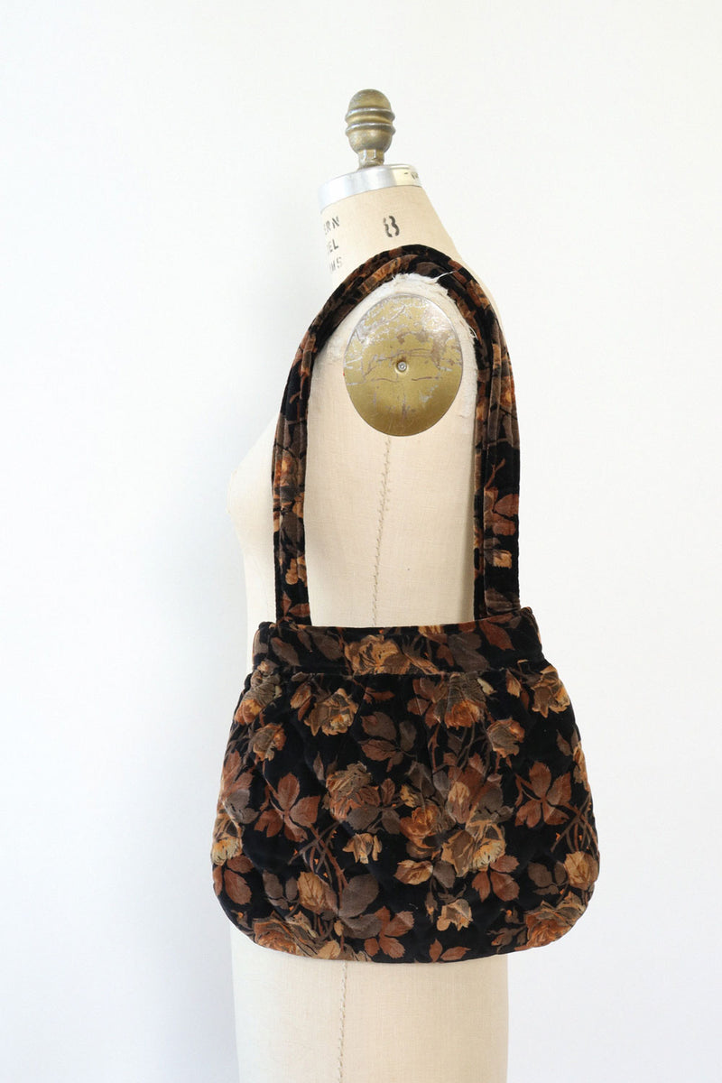 Quilted Velvet Purse