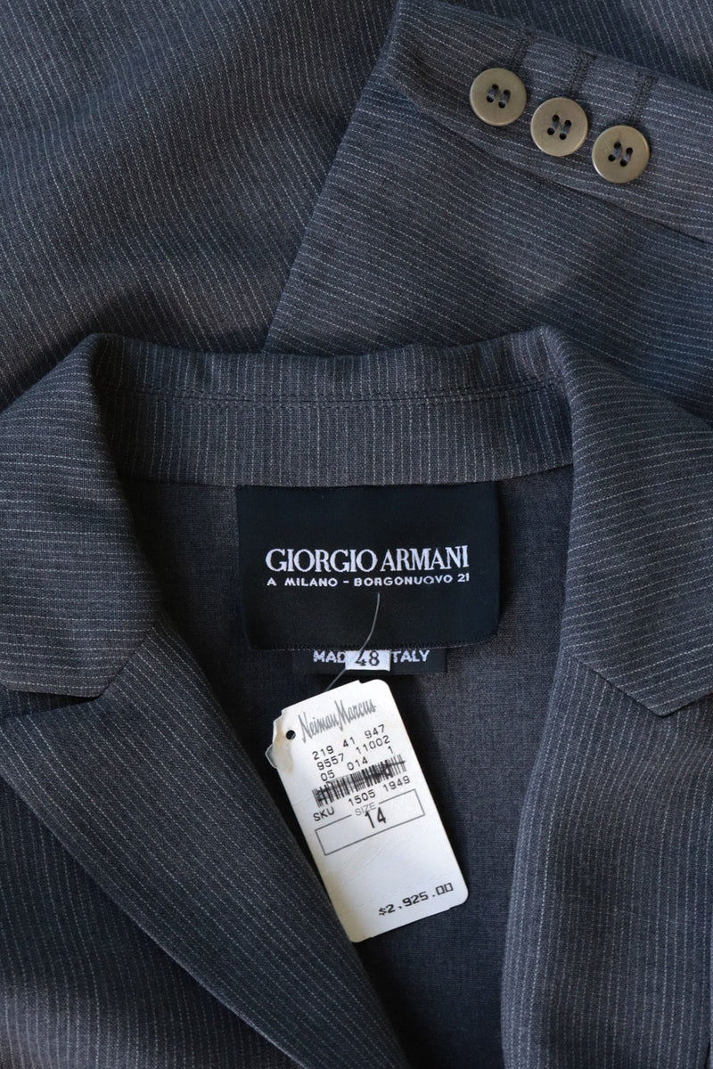 Giorgio Armani Pinstripe Suit L
