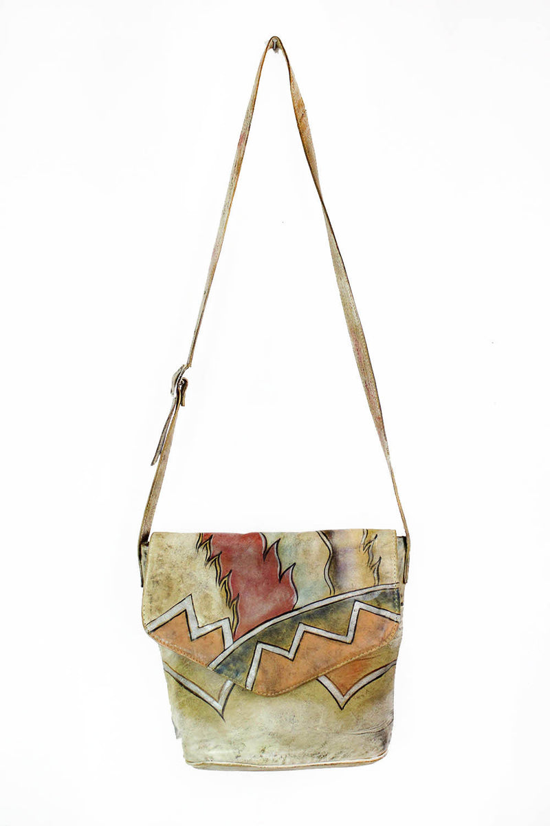 Peachy Painted Botary Bag