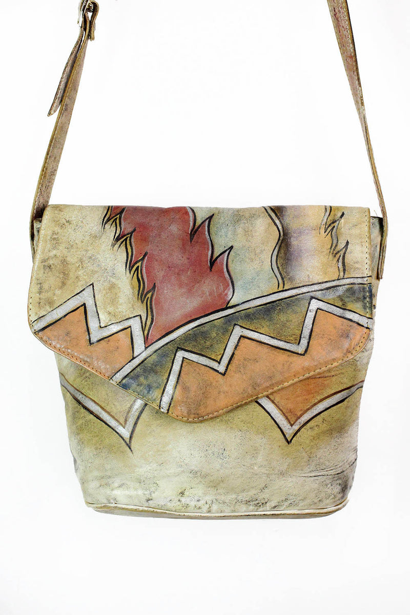 Peachy Painted Botary Bag