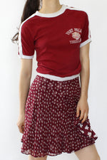 Crimson Bow Skirt XS