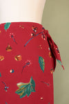 Berries & Nuts Cotton Wrap Skirt S-S/M