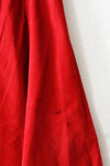 Ruby Red Suede Skirt M/L
