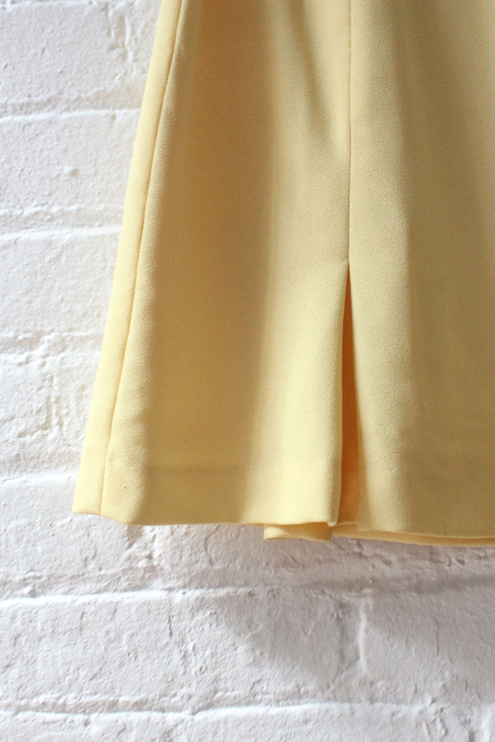 Lemon Pleated Skirt XS