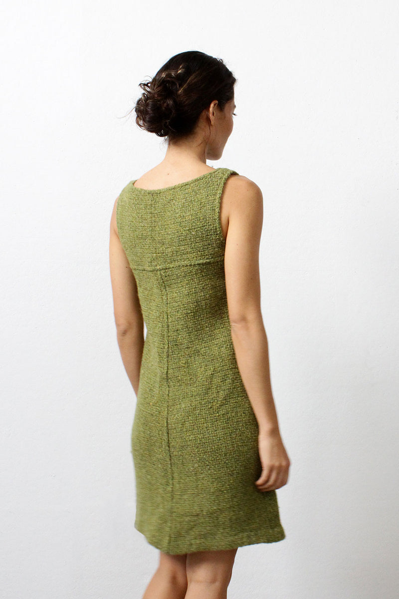 Moss Green Knit Dress XS