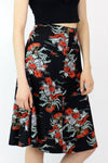 70s Jungle Flare Skirt S/M