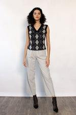 Morgan Argyle Bead Top M