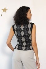 Morgan Argyle Bead Top M