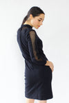 Black Lattice Jordan Dress S