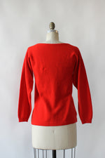 Candy Apple Cashmere Pullover M