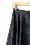 Ribboned Black Circle Skirt S/M