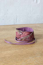 Ombré Snakeskin Wrap Belt