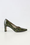 Moss Patent Leather Heels 7 1/2