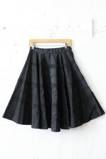 Ribboned Black Circle Skirt S/M
