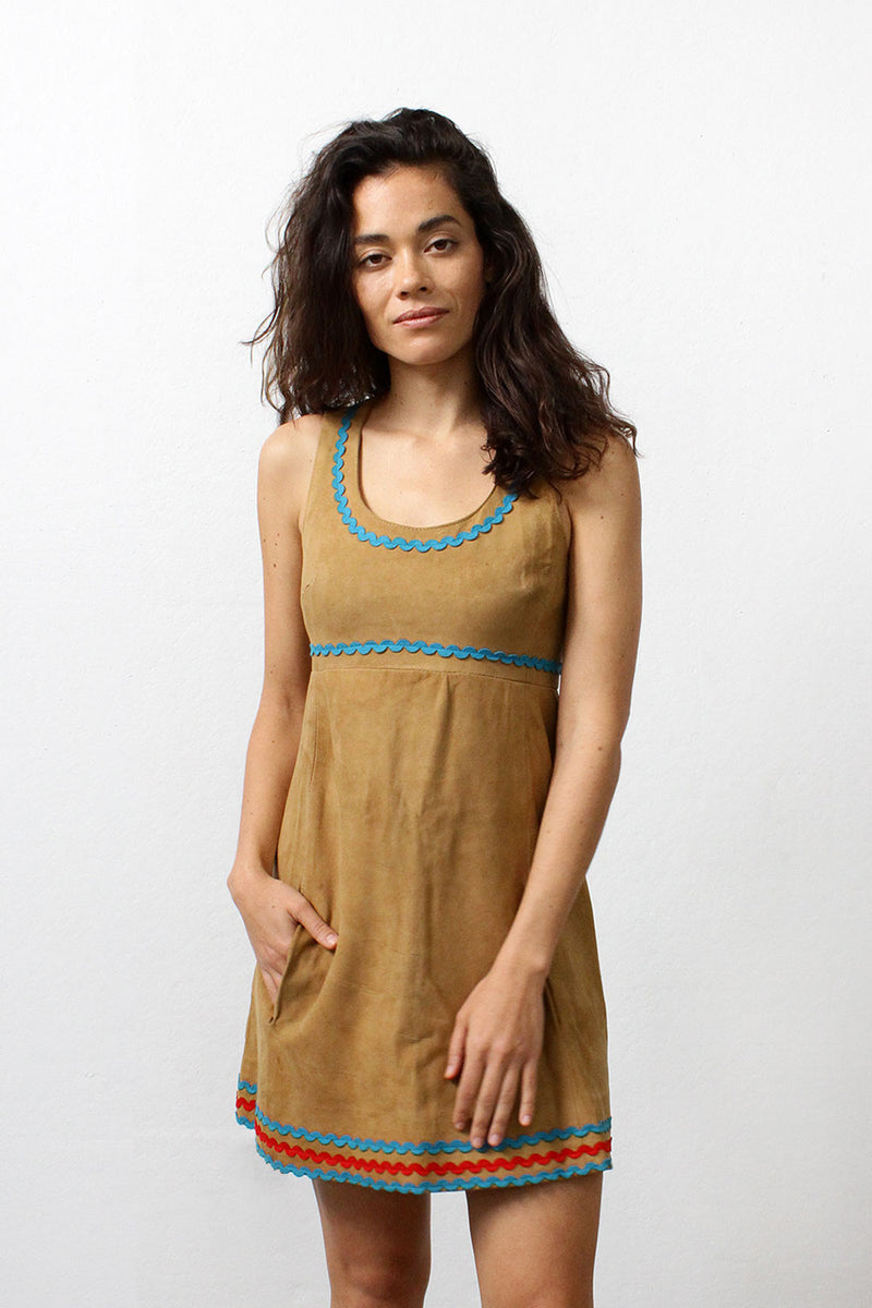 Deerskin Mini Dress XS/S OMNIA Deerskin Mini Dress XS/S OMNIA