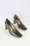 Moss Patent Leather Heels 7 1/2