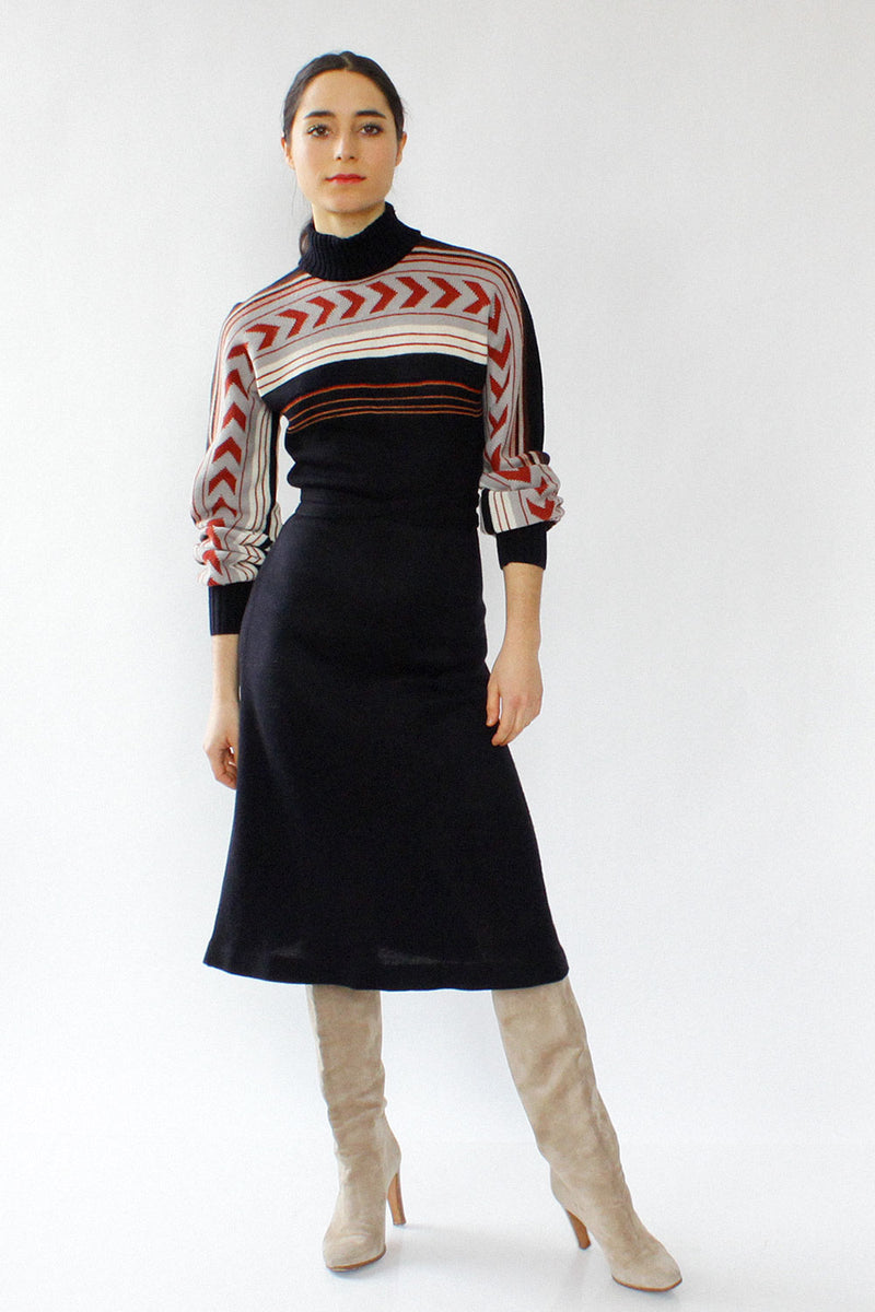 Ski Knit Sweaterdress