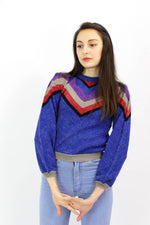 Chevron Stripe Sweater S