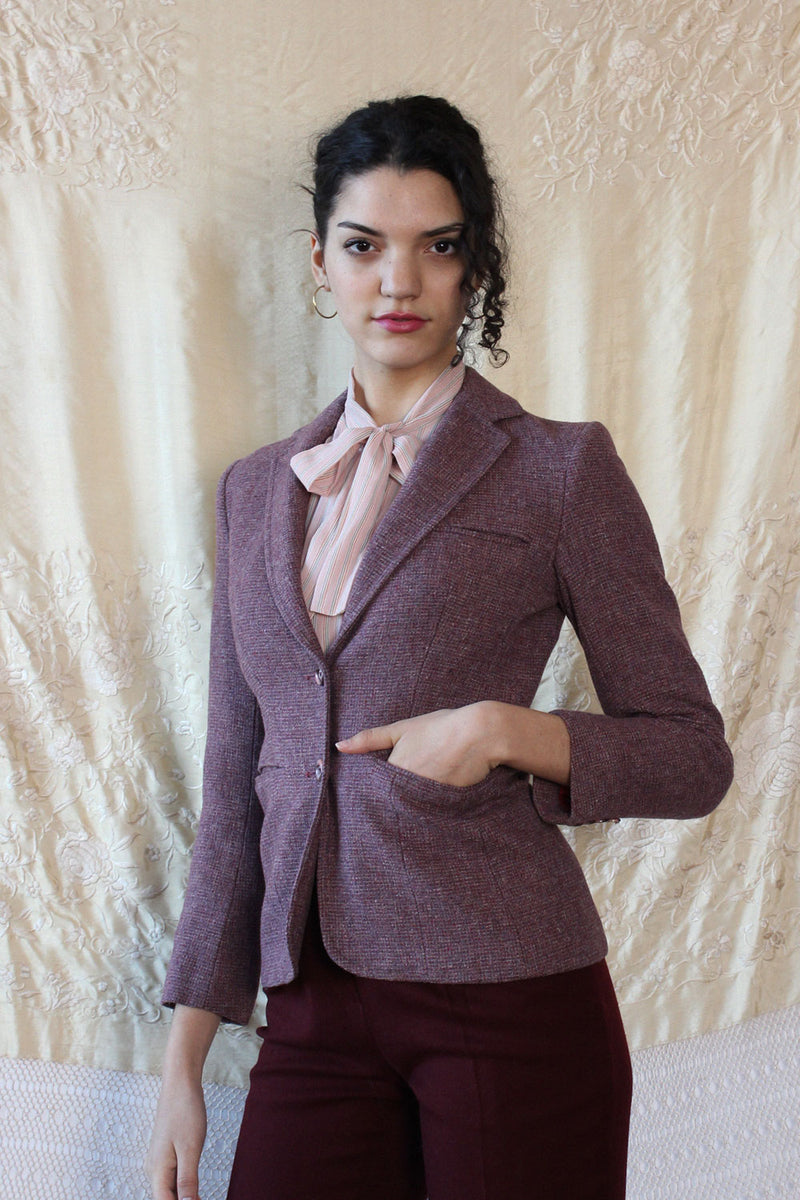 Heathered Picone Blazer XS