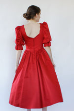 Laura Ashley Scarlet Bow Dress S
