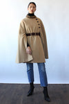 Camel Tapestry Collar Cape