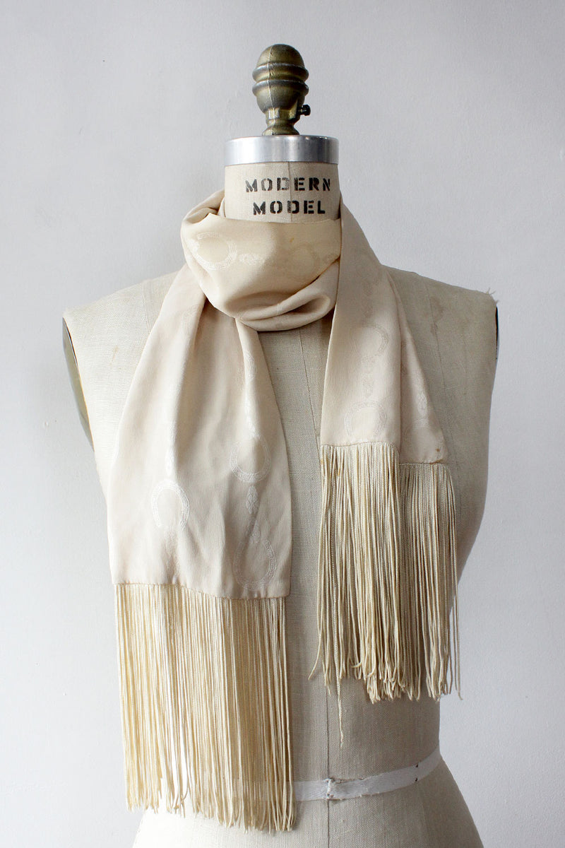Gucci Ivory Silk Stole
