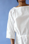 Crisp Cotton Eyelet Mini Dress S-L
