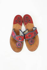 Jack Rogers Leather Flip Flops 7