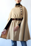 Camel Tapestry Collar Cape