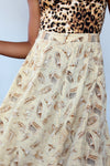 Hats Off Silk Skirt L