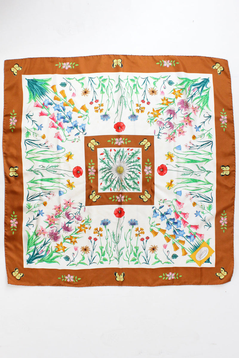 Gucci Butterflies Flutter Silk Scarf